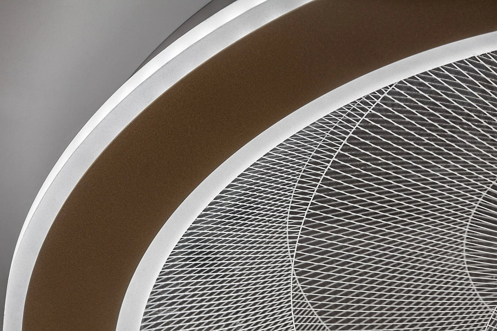 Plafoniera LED integrato Efrael oro tonda Rabalux