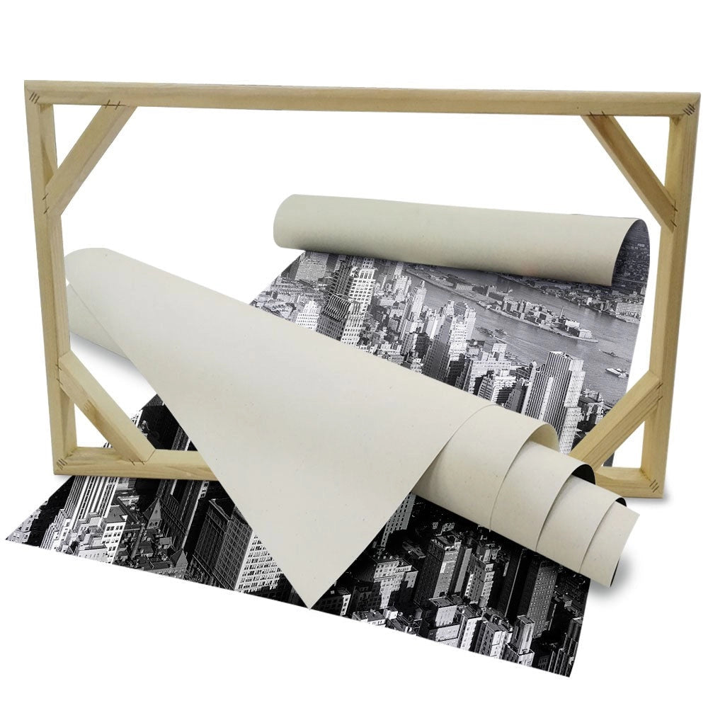 NewYork retrò - Quadro Canvas su telaio in legno Misura: 100x70 cm