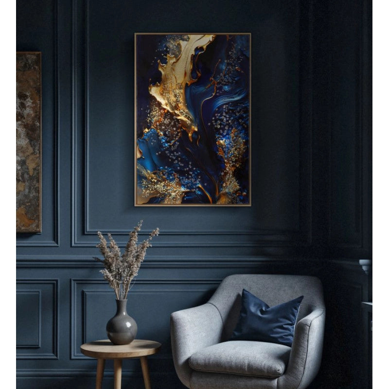 Stampa Su Tela Laccata Con Cornice Andromeda -a- cm 60x4x90