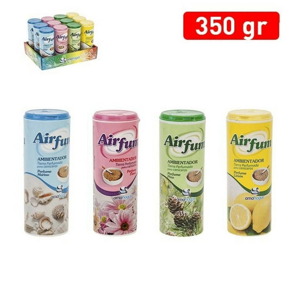 Trade Shop - Set 12 Pezzi Deodorante Sabbia Profumata Per Posacenere Varie Fragranze -