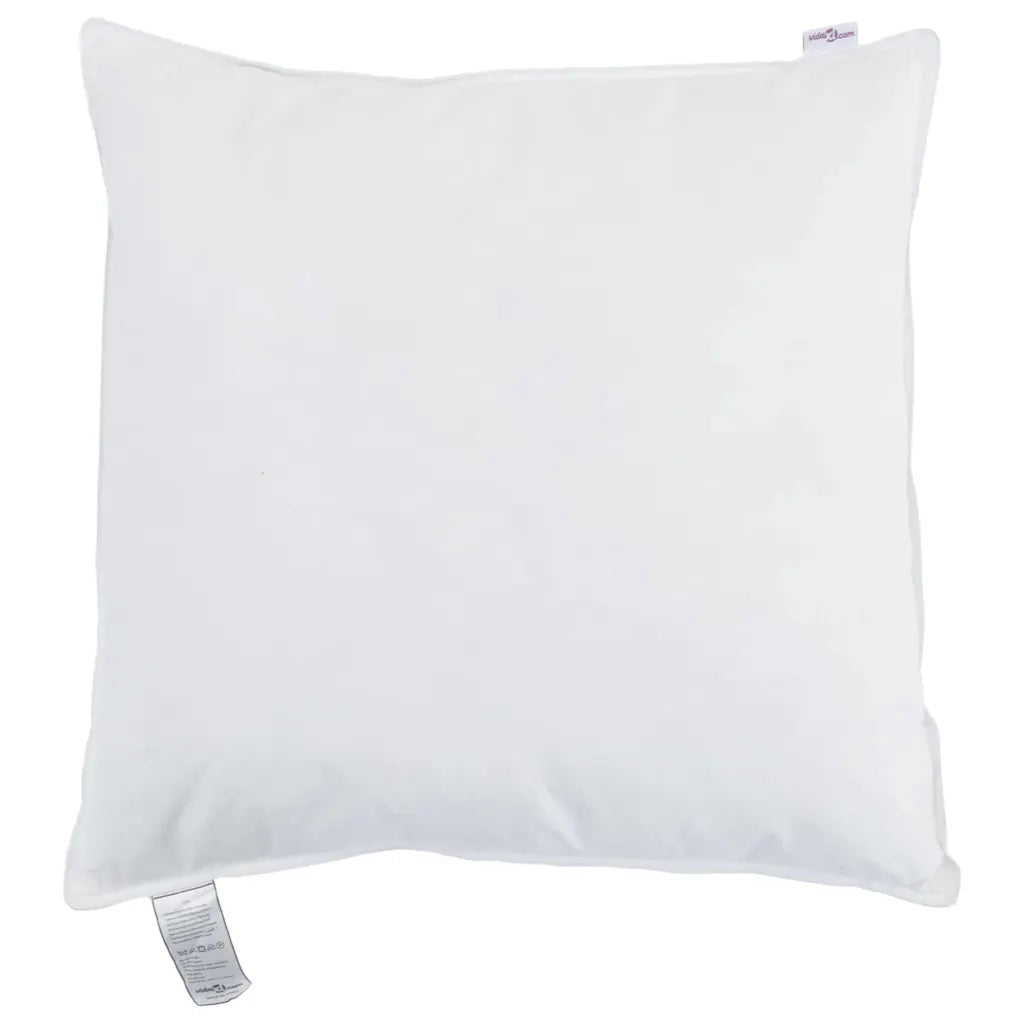 Cuscino con cuscino 2 pcs Bianco 65 x 65 cm Piuma 42007690