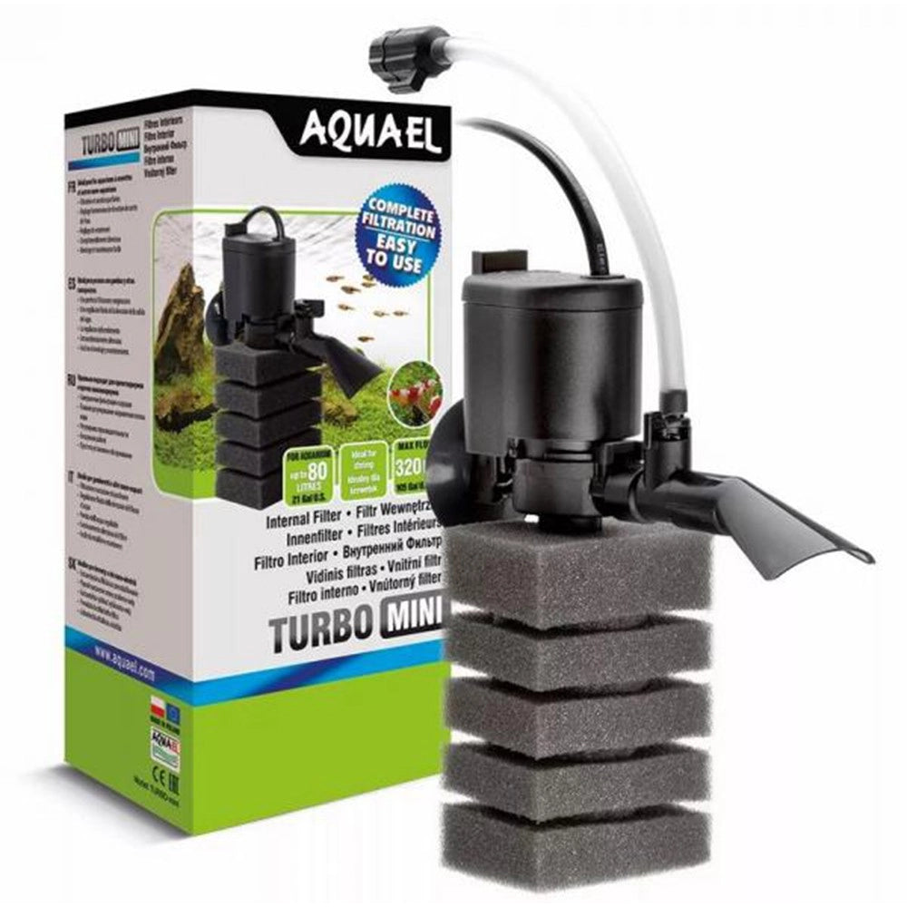 ARTICOLO SENZA CONFEZIONE Aquael Turbo Mini Filter - Filtro Interno per Acquari fino a 80 litri