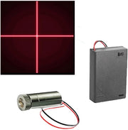 Modulo laser rossa - 650nm diodo con driver - Lente in plastica - Otrebbi AA - Utilizzo manuale - Ideale per robot e smart home