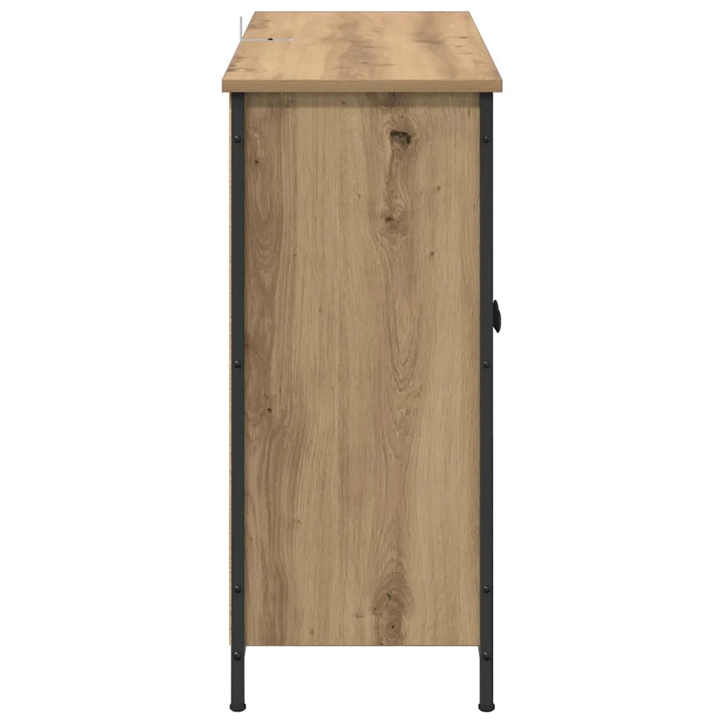 Credenza-Buffet-Armadio da cucina Rovere artigianale 100 x 33 x 75 cm Legno multistrato