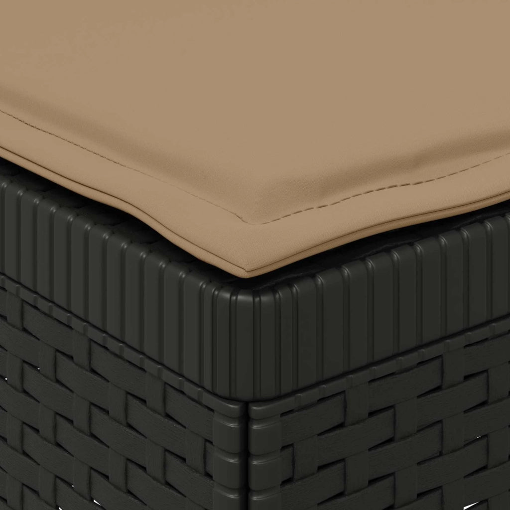 Divano da esterno-Divano da Giardino a 2 Posti con Cuscini Aspetto Rattan PP 892228