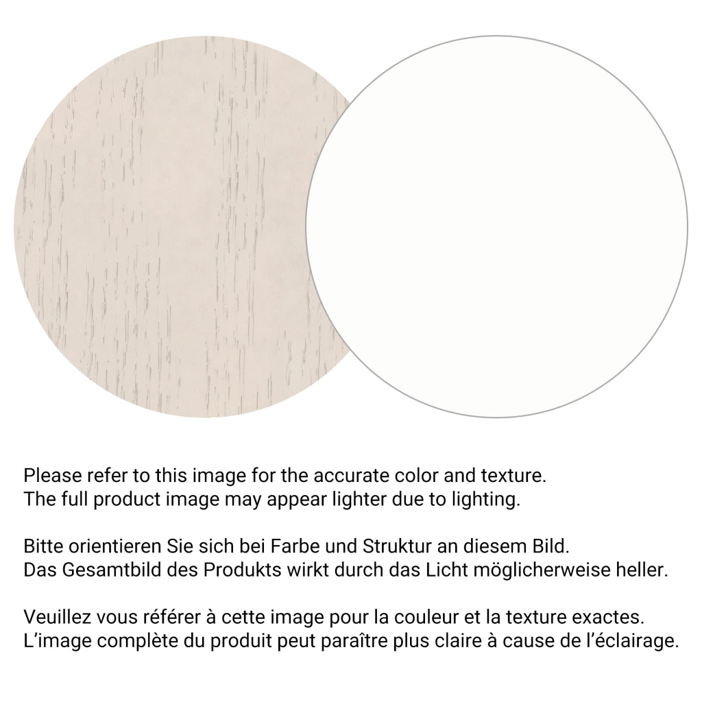 LETTO Singolo con cassetti e ripiani 90x190 cm Bianco e Rovere