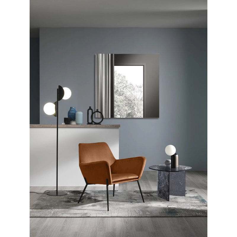 Poltrona in velluto Gin L.P.H 70 x 71,5 x 79 cm Stones