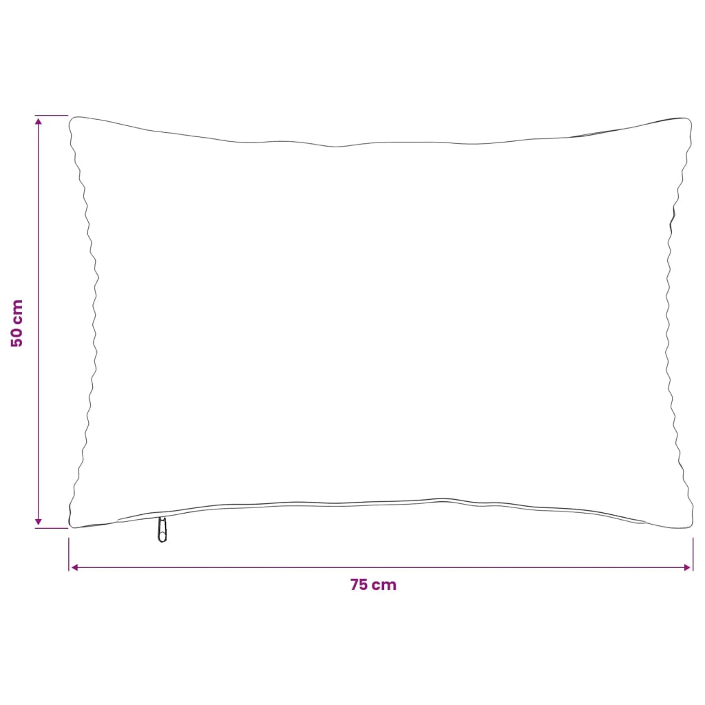Federa 2 pcs HEERLEN Blu 50 x 75 cm corduroy 911647