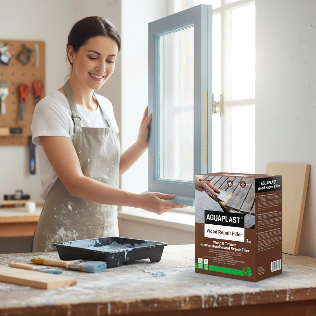 Aguaplast wood repair filler stucco riempitivo per legno 1 kg