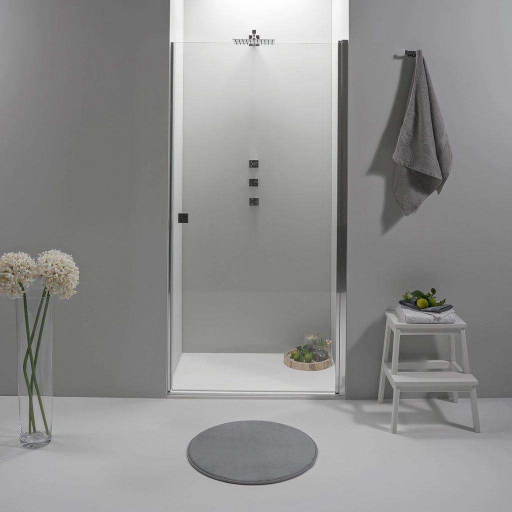 PORTA DOCCIA NICCHIA ELITE 90 CM BATTENTE TRASPARENTE