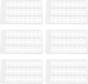 Blocco Stopper a V Forma - 20 Pezzi - Plastica - 85x53mm - Adatto per Pelleti/Vitello/Maïs - Sostenibile e Leggero - Ganci per Pesci