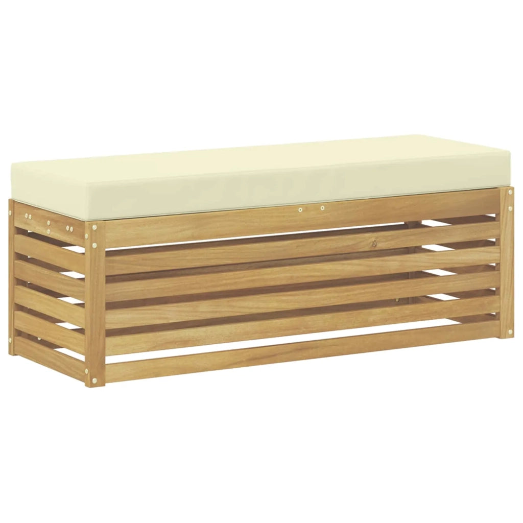 Set di divani da esterno Bianco e Crema 115 x 43 x 45 cm 901692