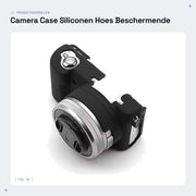 Casella per Fotocamera Stoffa Impermeabile - Support Antiscivolo in Silicone - Protezione contro Impatti e Scalfi - Leggero e Portatile - Adatto per A5000/A5100 - Facile da Pulire
