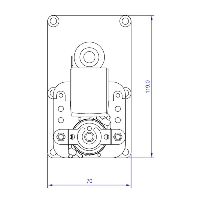 Ricambistufeapellet MOTORIDUTTORE  T3 3RPM Pacco 32MM Albero 8,5MM SPIANATO FB1249 Mellor