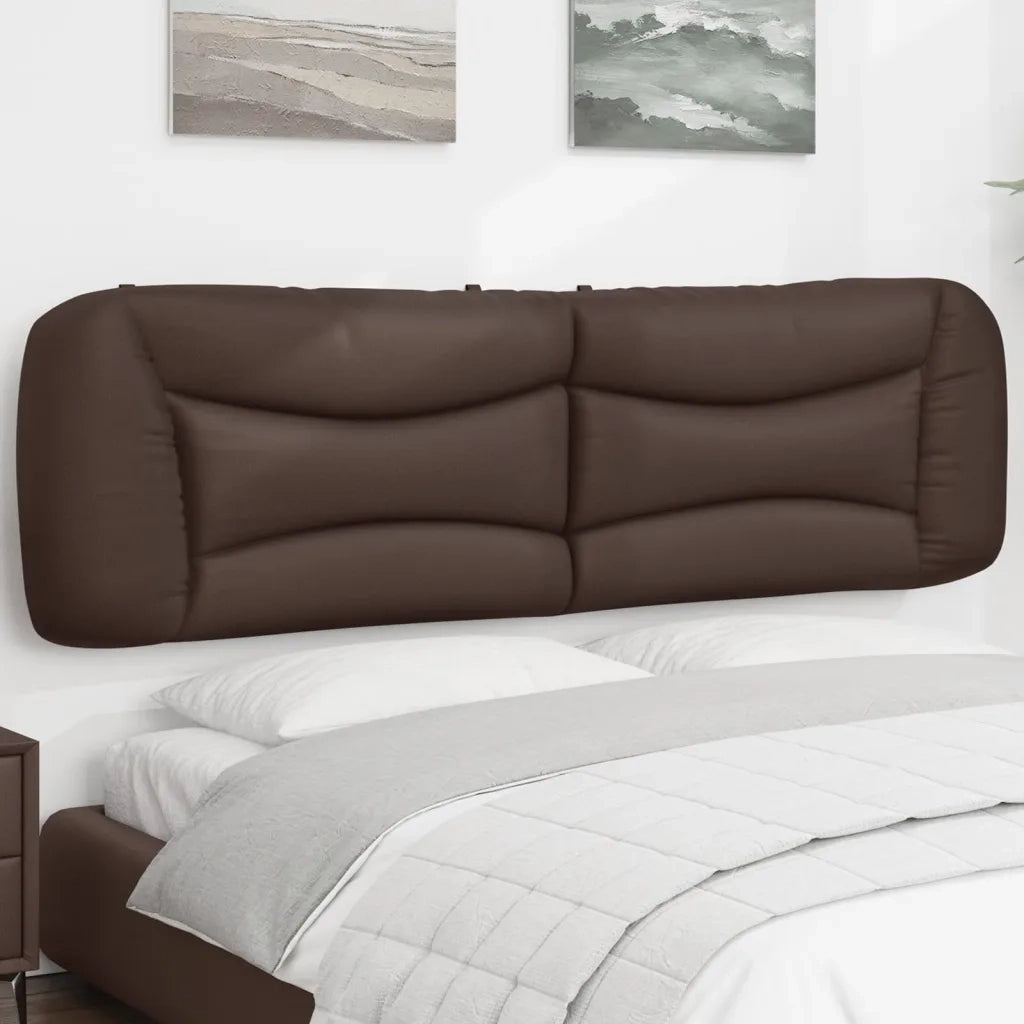 Cuscino Testiera Hvar Marrone 180 cm in Similpelle 374609