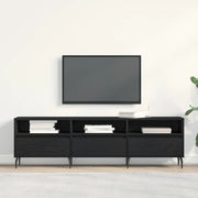 Mobile TV-Credenza per TV-Console TV Rovere Nero 150 x 30 x 44,5 cm Legno multistrato 754224