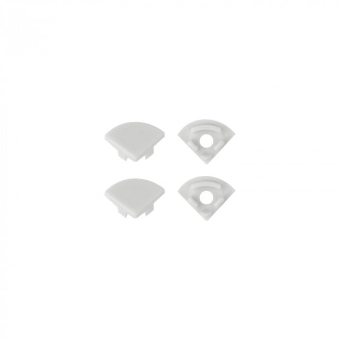 Profilo LED RW-02 angolare bianco cover trasparente 2m Ecolight