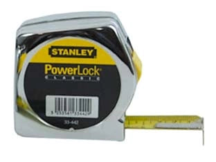 FLESSOMETRO POWERLOCK  mt.8 nastro mm.25h. (133198)    STANLEY