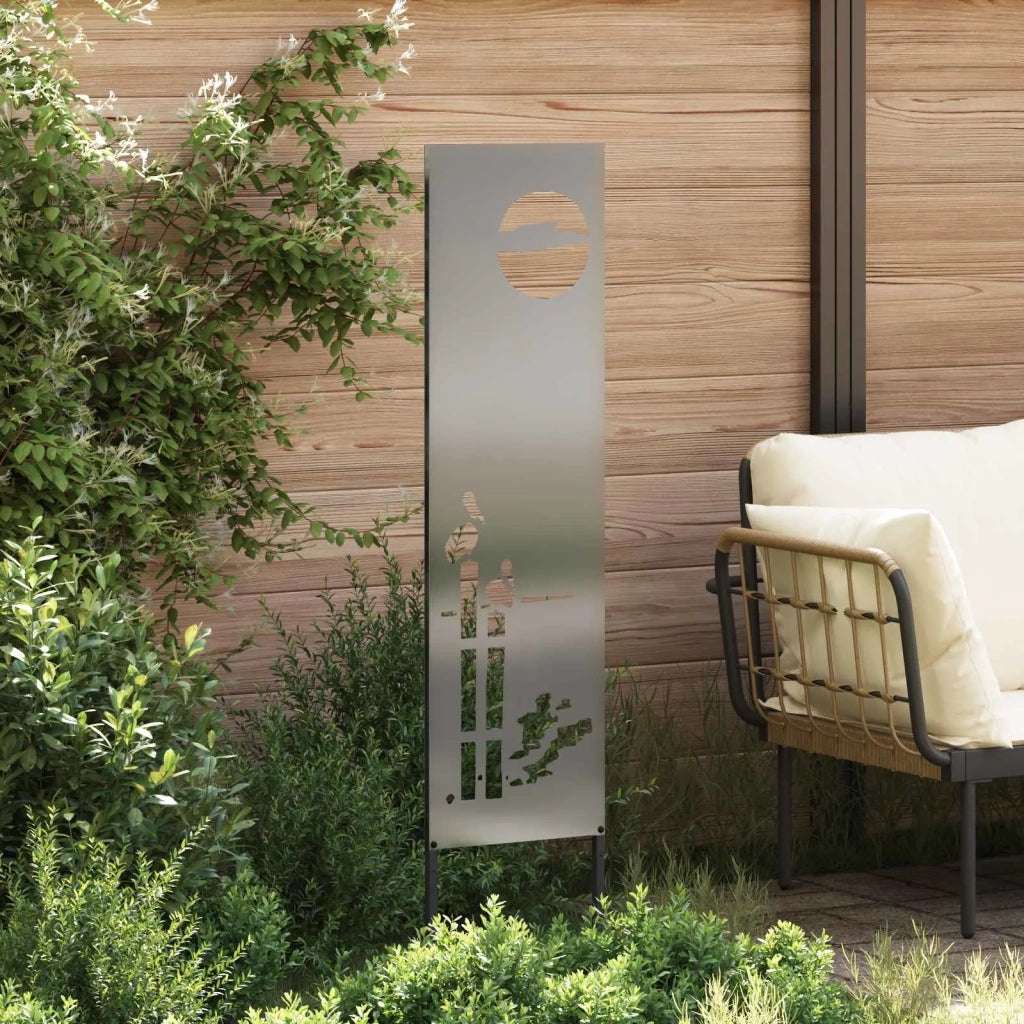 Schermo per privacy in giardino Traforo Argento 32 x 140 cm 876250