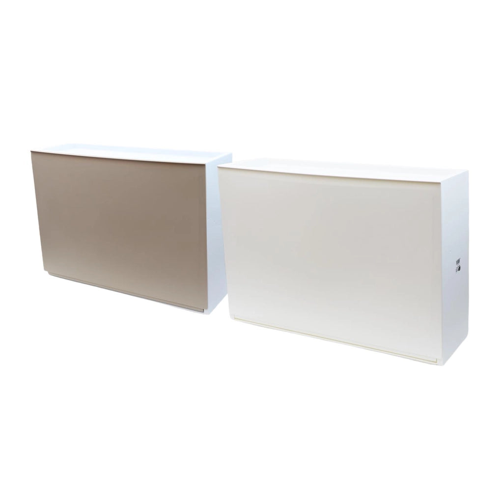 SET SCARPIERA BIANCA + SCARPIERA TORTORA 51 X 17 X H39 CM