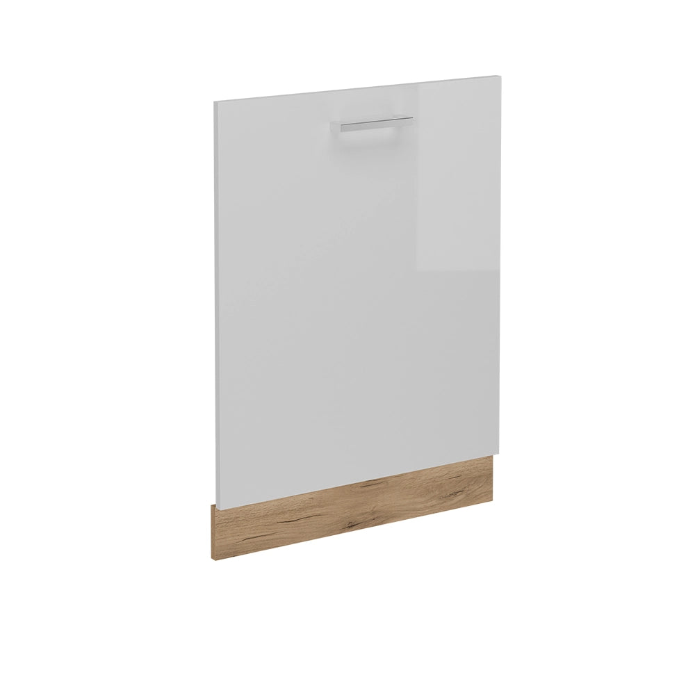 Pannello frontale R-Line Bianco lucido/Rovere dorato 60 cm senza piano di lavoro Vicco