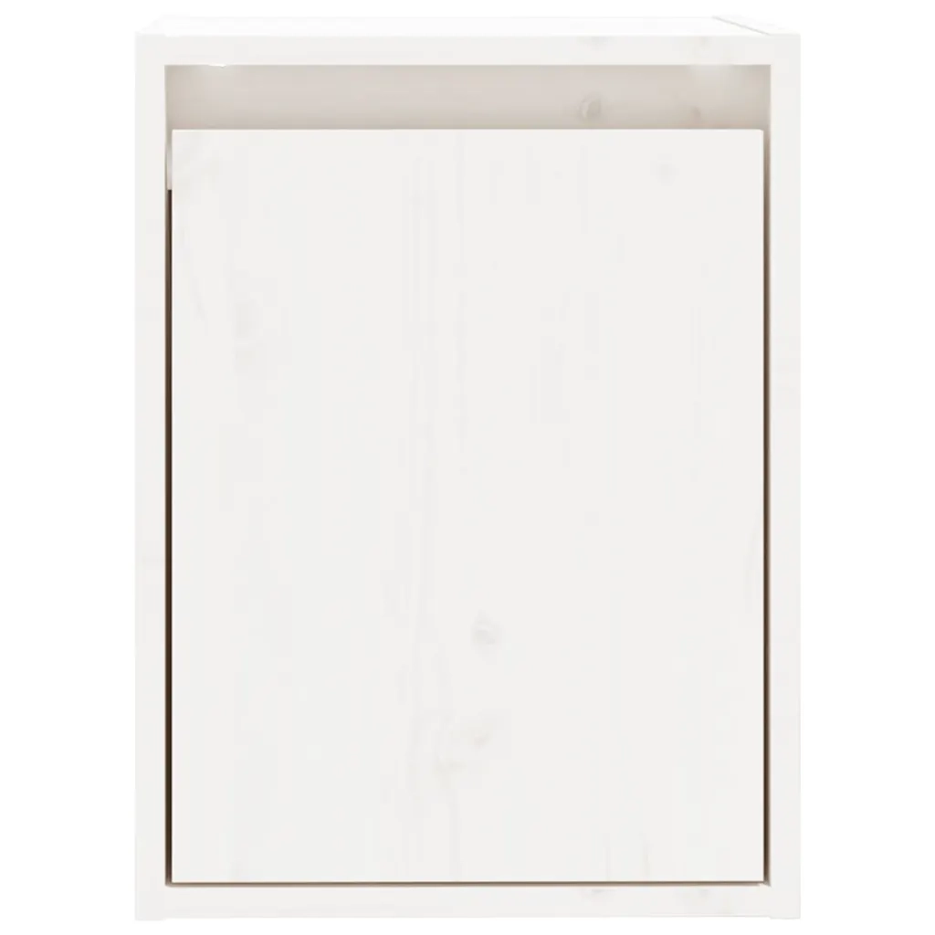 Pensili 2 pz Bianchi 30x30x40 cm in Legno Massello di Pino CFW4424103