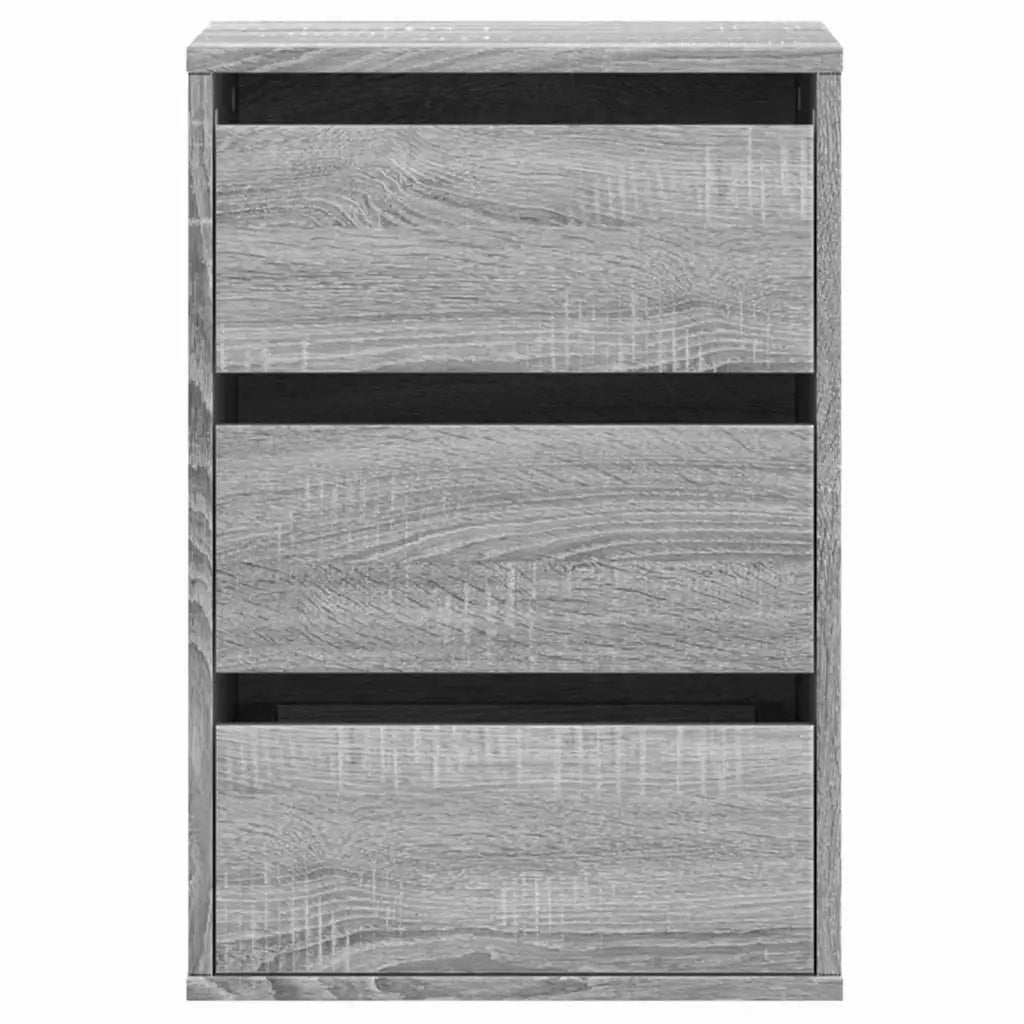 Cassettiera Angolare Grigio Sonoma 40x41x58cm Legno Multistrato 852839