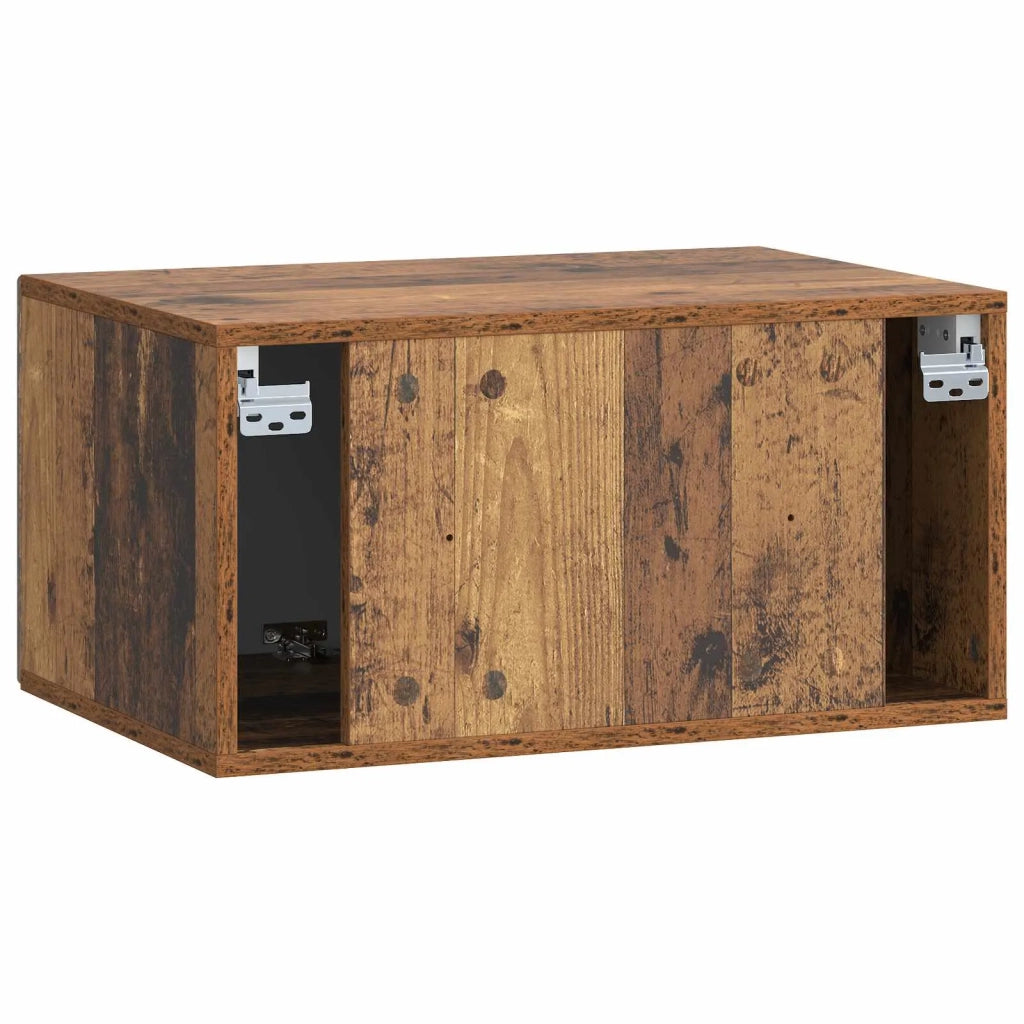 Mobile TV da Muro | Armadietto TV | Mobile Porta TV Legno antico 59,5 x 41 x 30 cm