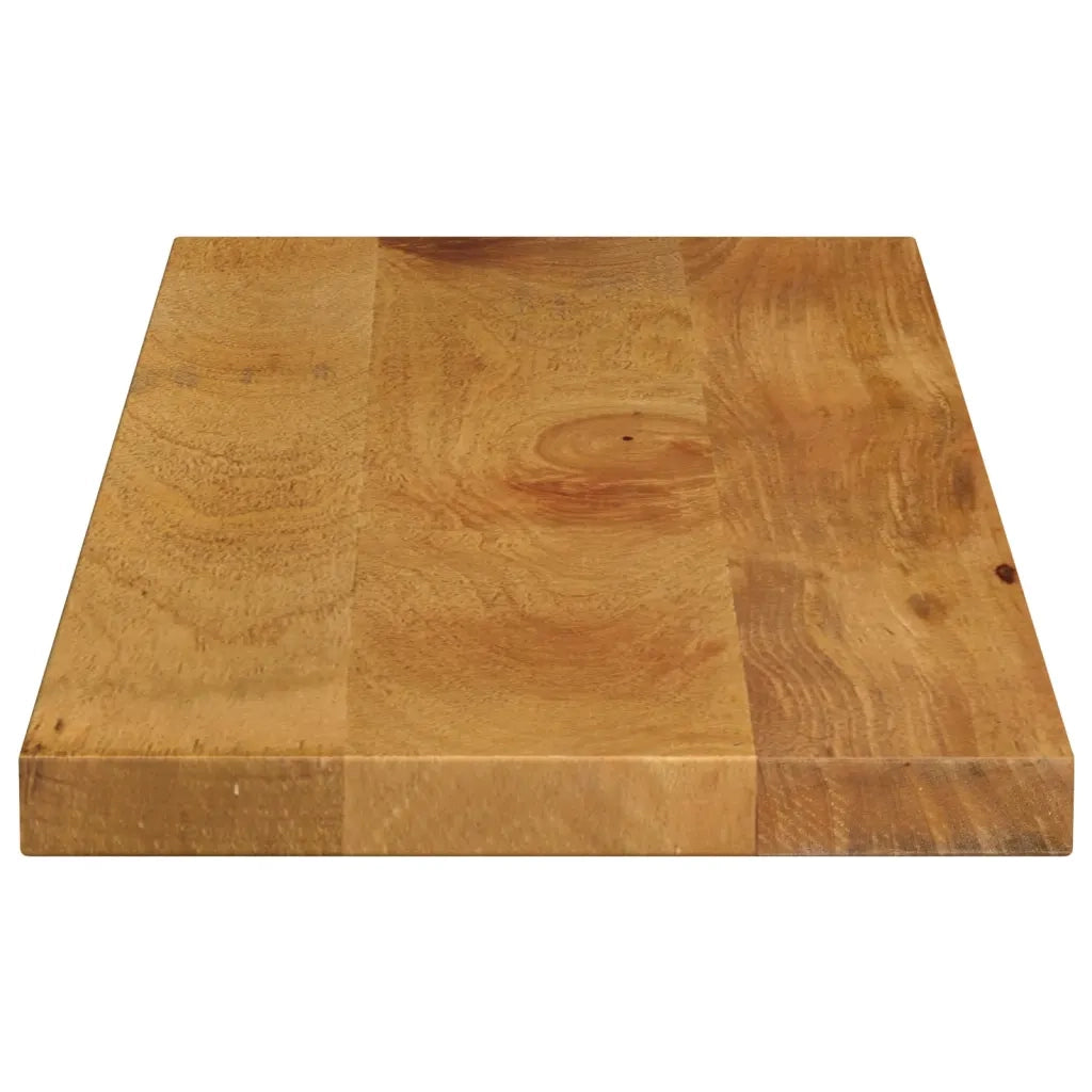 Piano per Tavolo 80x40x3,8 cm Rettangolare Legno Massello Mango 371643