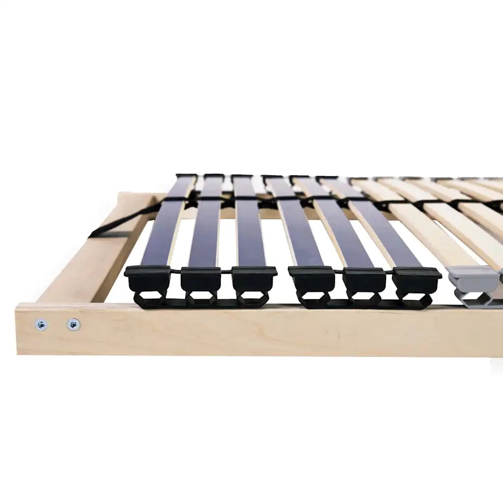 Letto matrimoniale | Letto per adulti | Base a doghe Marrone 140 x 190 cm Legno massello di faggio