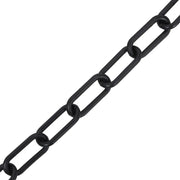 Catena Segnaletica Nera 30 m Ø6 mm in Plastica 150931