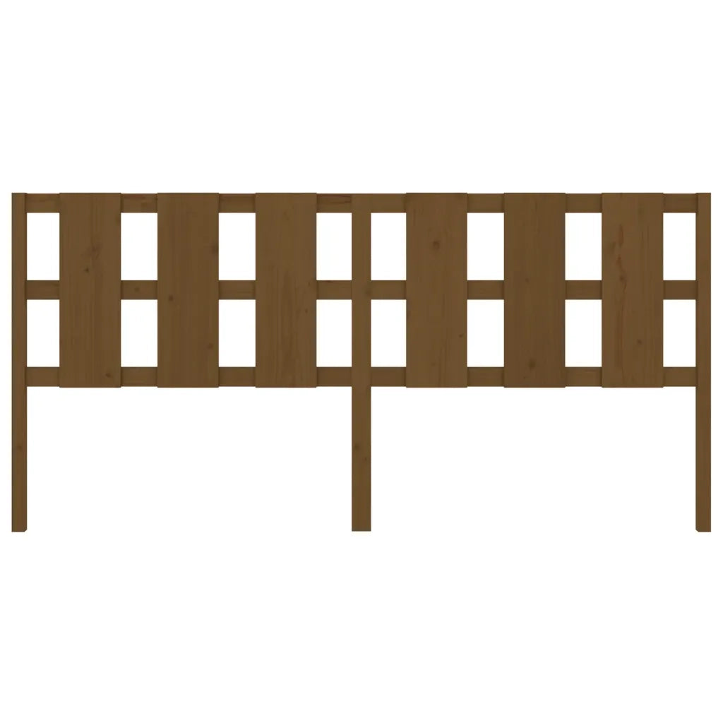 Testiera per Letto ambra 205,5x4x100 cm Legno Massello di Pino 818013