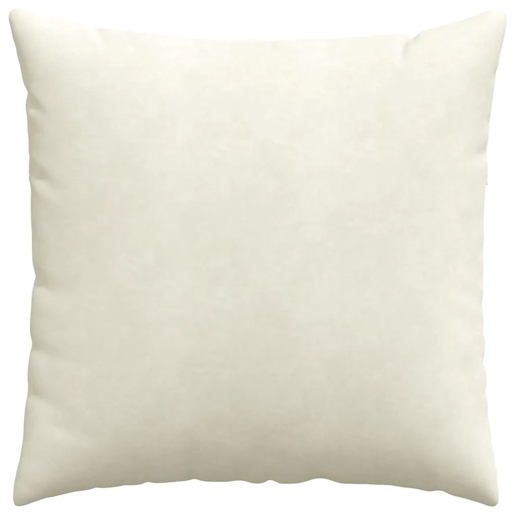 Cuscini da Divano 2 pcs Crema 80 x 80 cm Tessuto in Cords 42014066