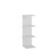 Vicco Scaffale a muro Bianco 30 x 95 cm