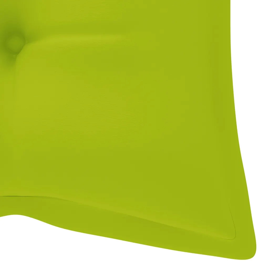 Panchina da Giardino | Panca da Giardino Pieghevole con Cuscino 118 cm in Bamb¨´