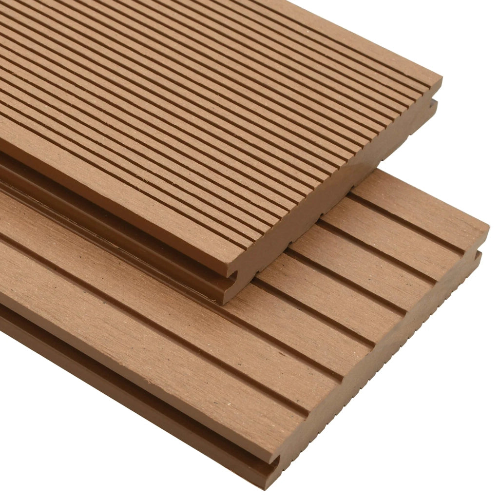 Pavimento da Deck 48 pcs Teak riciclato WPC 3444749