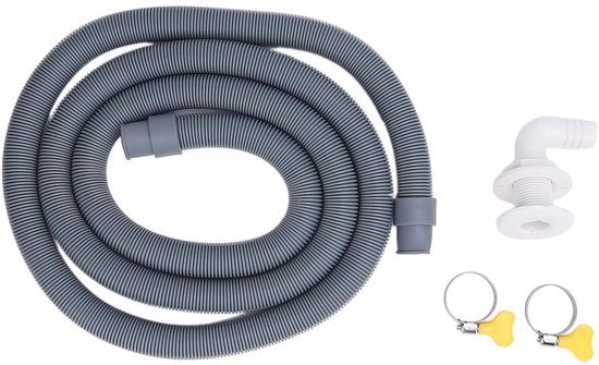 Slang pompa 0,75 pollici - 2 metro - Fitting 90 gradi - Alta pressione - Resistenze deformazione - Adatto per imbarcazioni - Slang di scarico