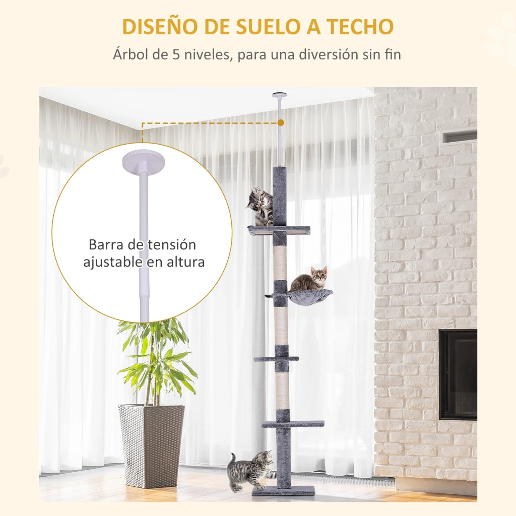 Albero per Gatti ¨C Minimal ¨C Grigio