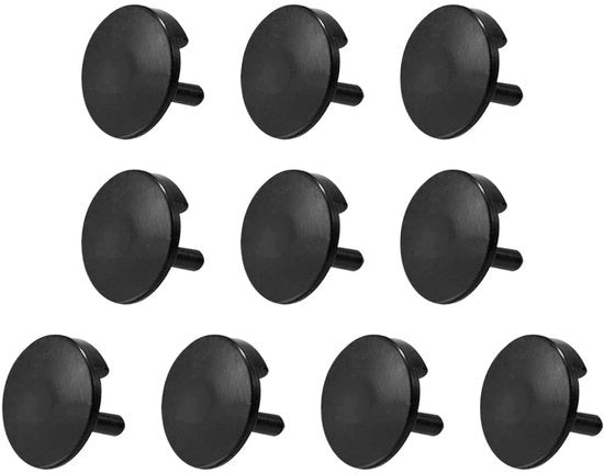 Accessori per Airfryer - 10 pezzi - Pieghevoli protezioni termoresistenti - Parti di ricambio - Accessori - Silicone - Nero