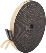 Tape di isolamento acustico - Striscia autoadesiva nera - 10m - Raffreddamento - Climatizzazione - Porte - Tape di isolamento acustico autoadesivo nero per porte finestre attrezzature sportive