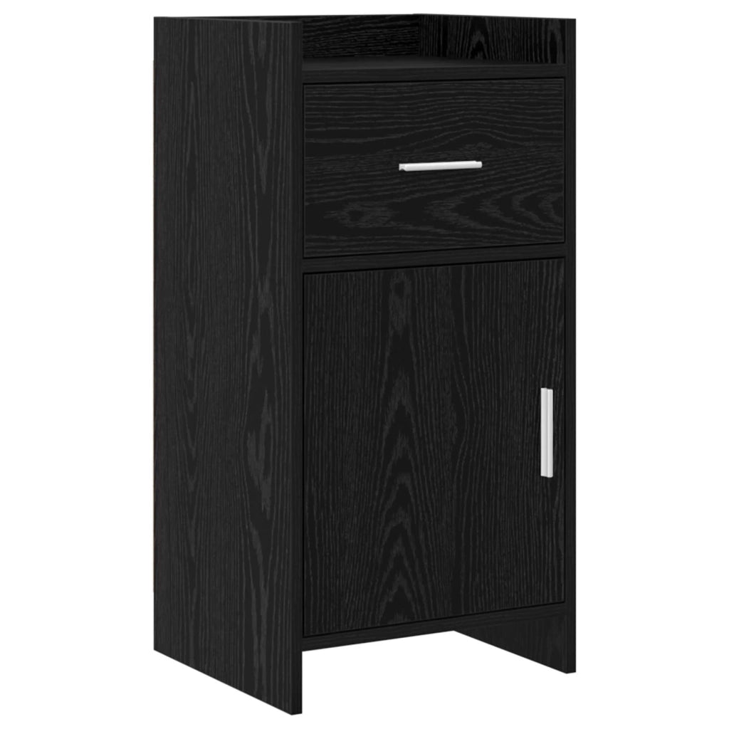 Credenza Rovere Nero 40 x 36 x 80 cm Legno ingegnerizzato 8011084