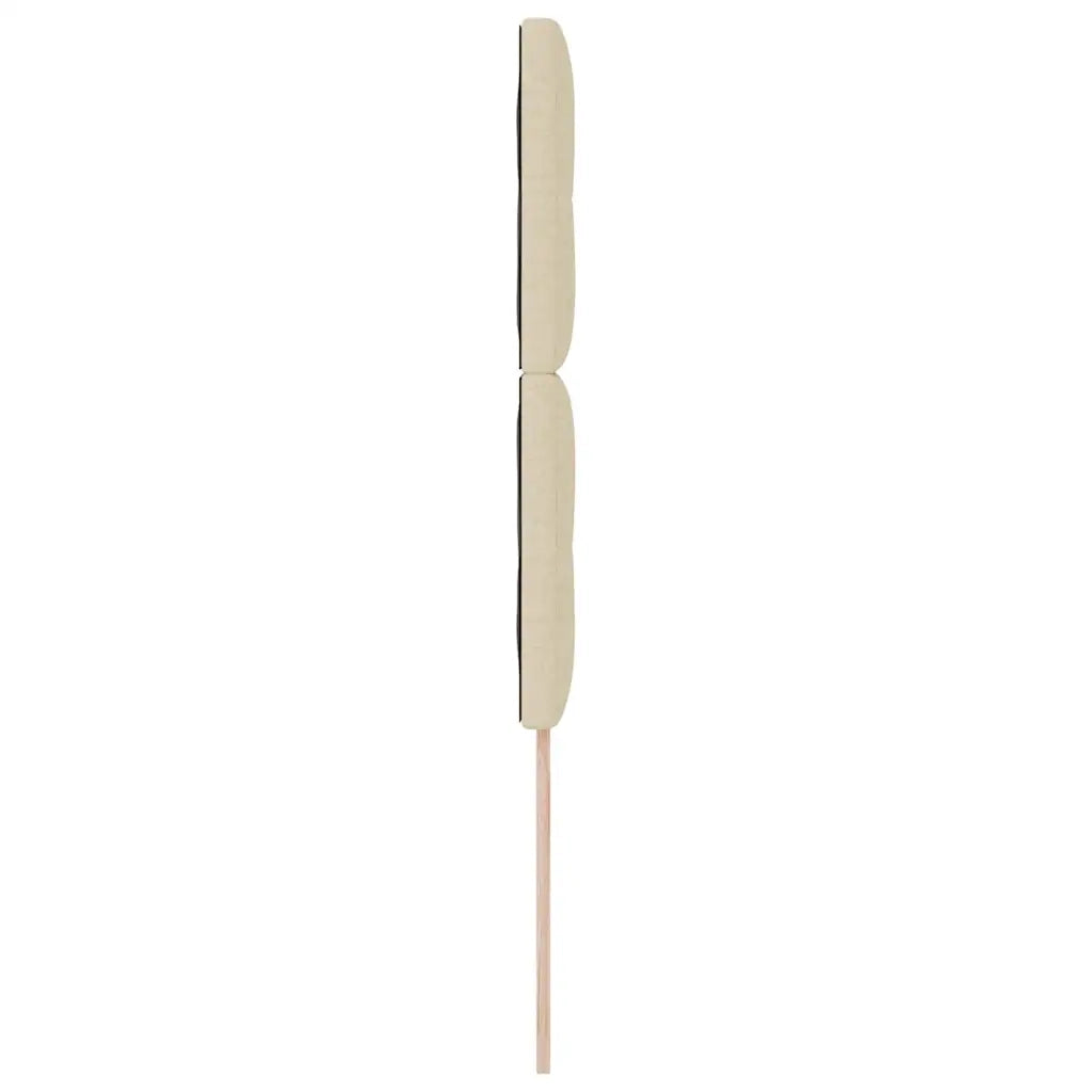 Testiera | Testata LED con strisce LED con Testiera | Testata Crema 80 cm Tessuto