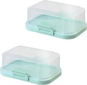 Contenitore per burro con chiusura, plastica, BPA-free, multifunzionale, per mantenere l'ordine nel frigorifero - Modello Mint