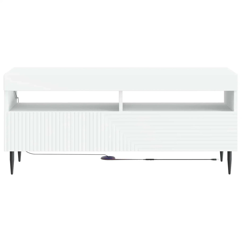 Mobile TV LED Bianco Legno ingegnerizzato 896985