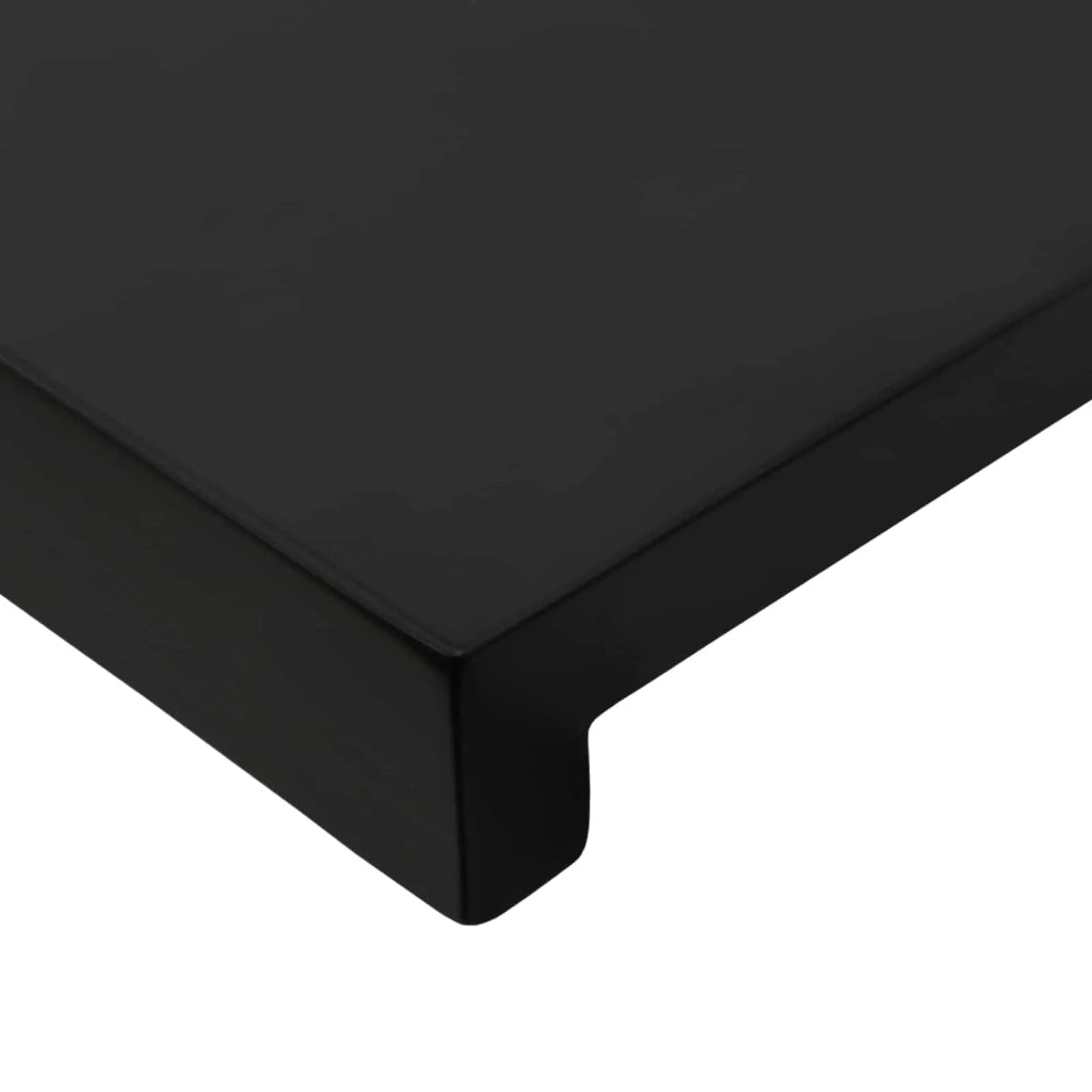 Tappeti per scale 2 pz 80 x 30 x 2 cm Nero 3446179