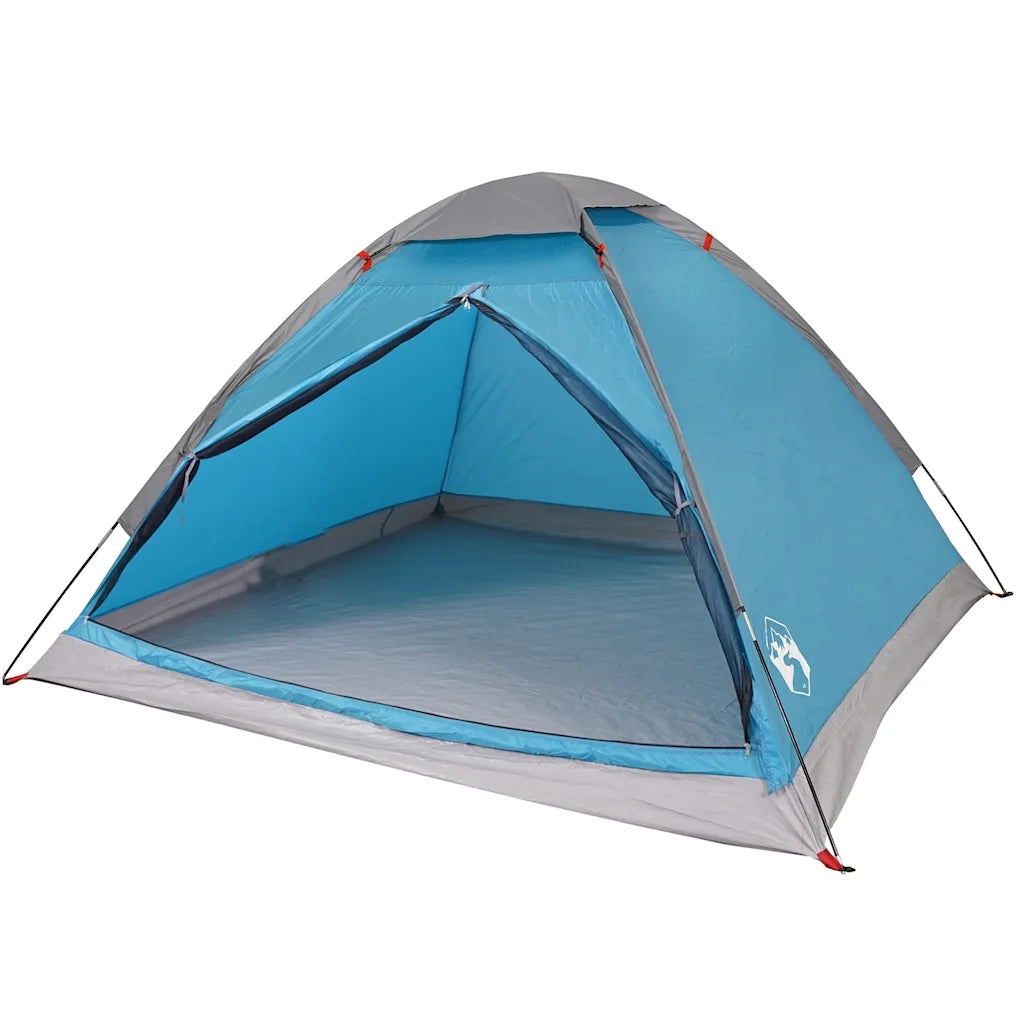 Tenda da campeggio | Tenda da campo a Cupola per 2 Persone Blu Impermeabile