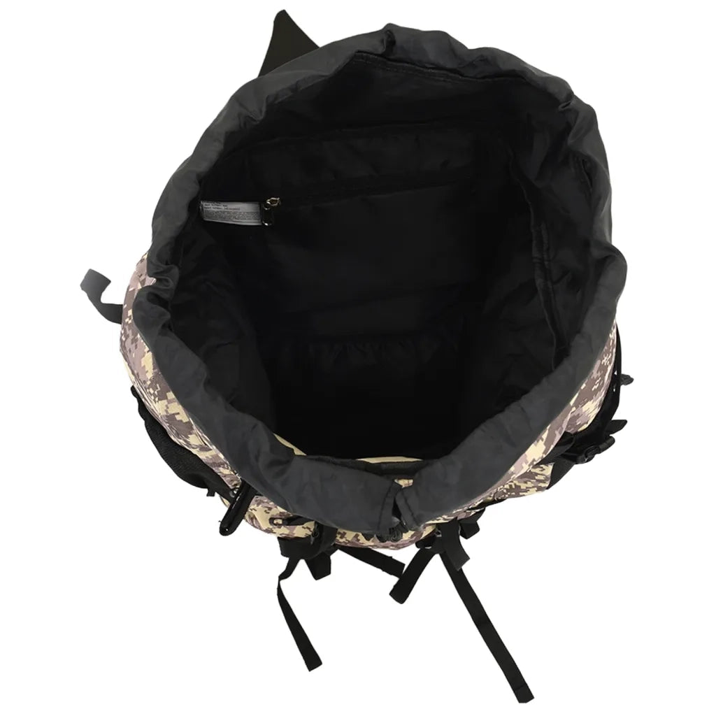Zaino da Trekking Cammello Mimetico 80 L in Tessuto Oxford CFW4576164