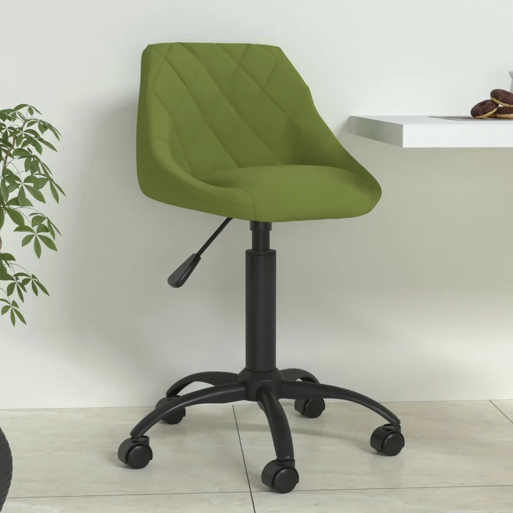Sedia da Pranzo Verde Chiaro in Velluto 335362