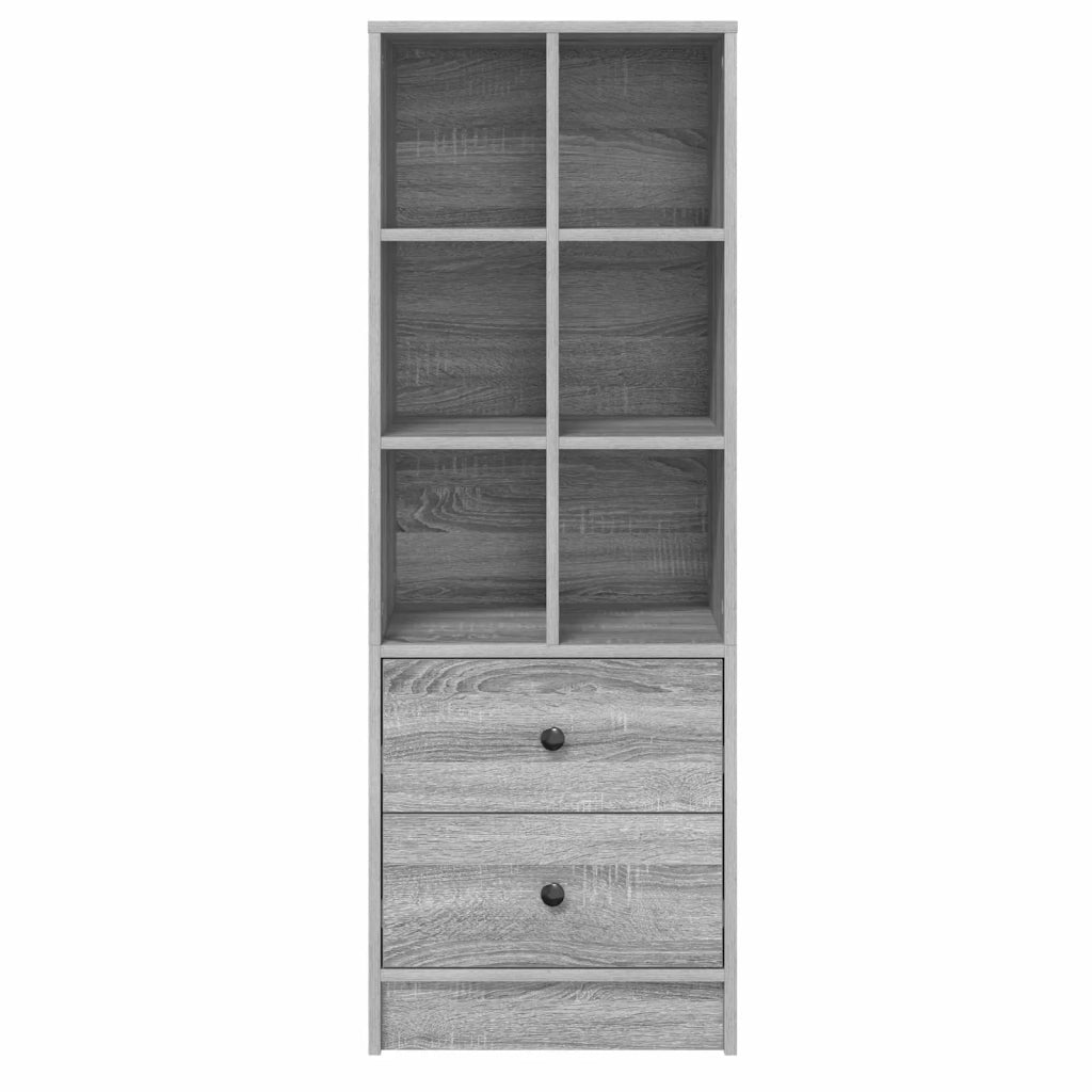 Credenza | Madia | Buffet da pranzo | Armadio da pranzo con cassetto Grigio Sonoma 45,5 x 34 x 127 cm