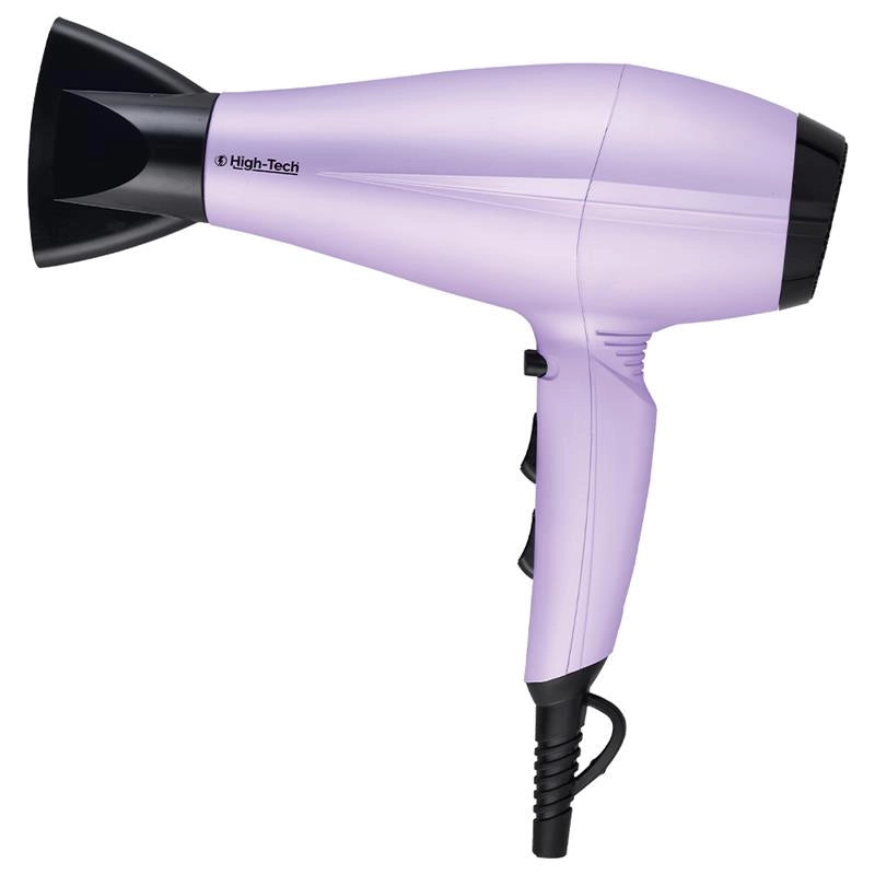 HIGH TECH ASCIUGA CAPELLI 2 VELOCITÀ. COLPO DI FREDDO, CON DIFFUSORE CAVO 1,8MT 2200W